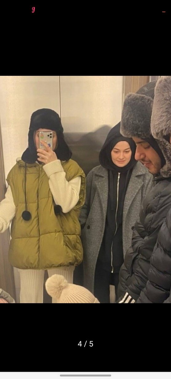 h&m şişme oversize yelek - Görsel 2