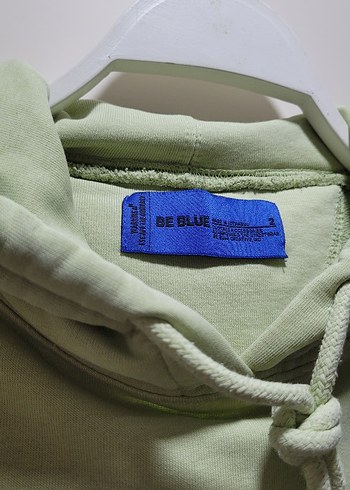Be Blue kapüşonlu sweatshirt - Görsel 4