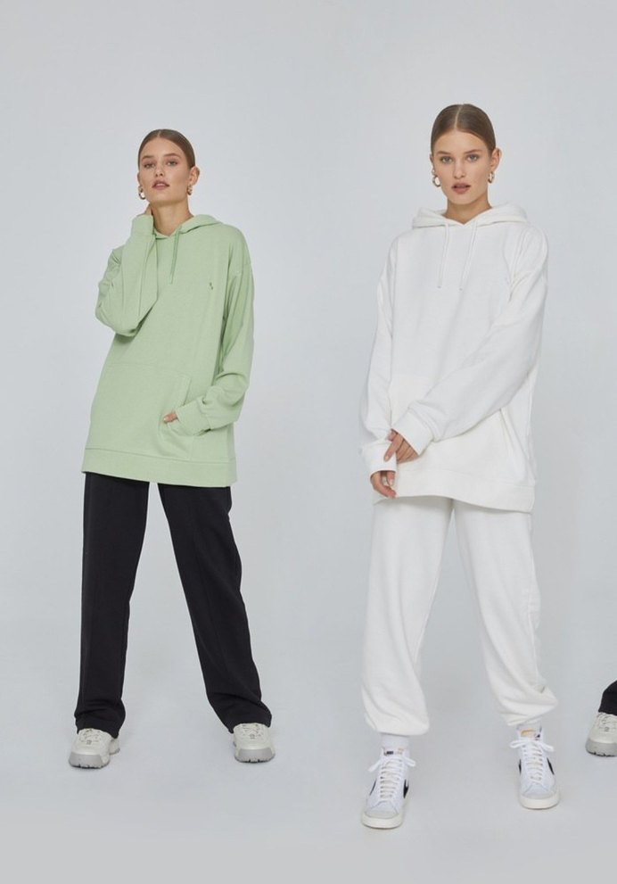 Be Blue kapüşonlu sweatshirt - Görsel 2