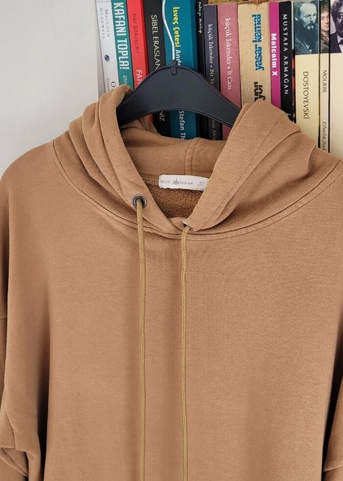 kk design oversize kapüşonlu sweatshirt - Görsel 2