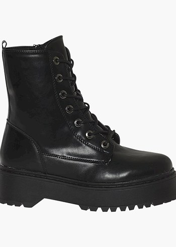 graceland siyah bağcıklı postal bot - Görsel 4