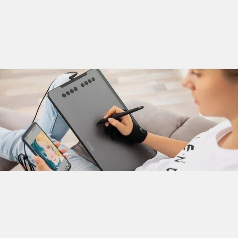 XP-Pen Deco 01 V3 Grafik Tablet Siyah - Görsel 4