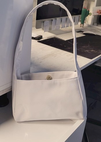 Didos Bag Beyaz Deri çanta - Görsel 3