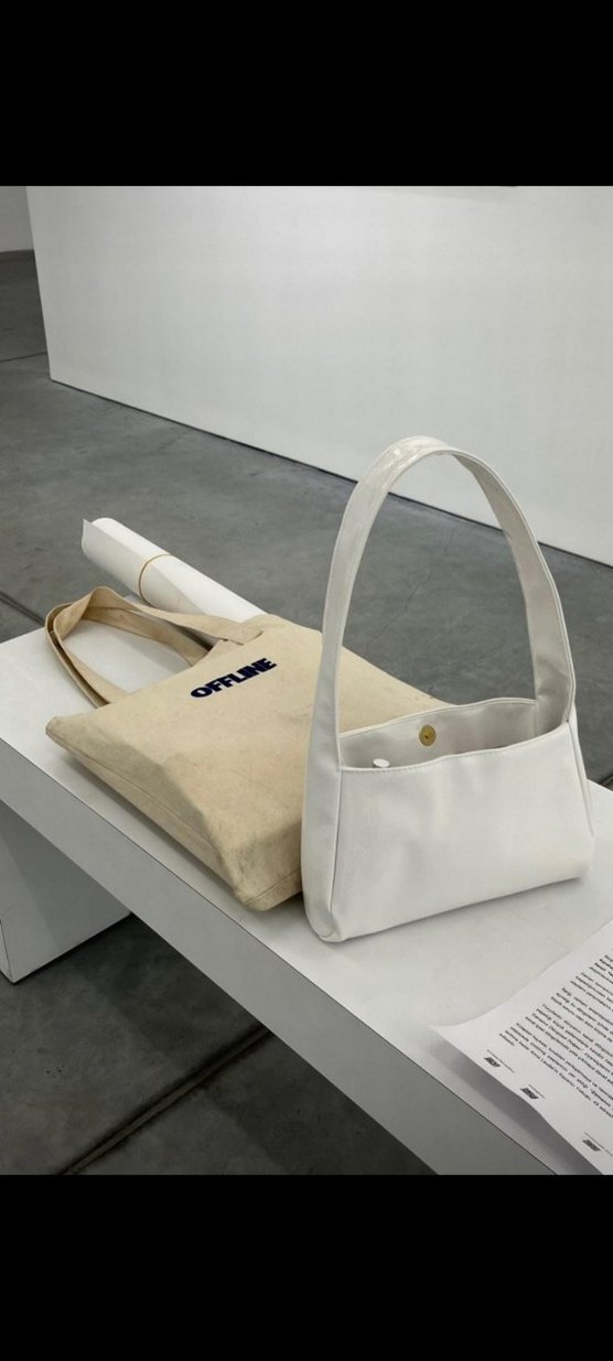 Didos Bag Beyaz Deri çanta - Görsel 2