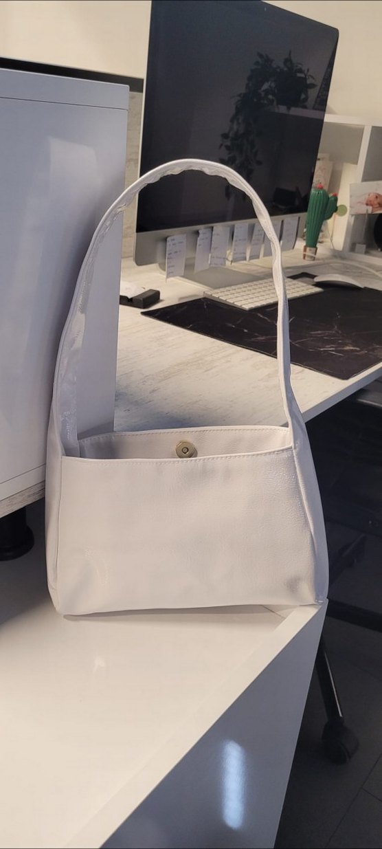 Didos Bag Beyaz Deri çanta - Görsel 3