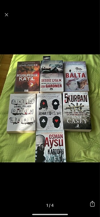 7 tane polisiye gerilim harika roman
