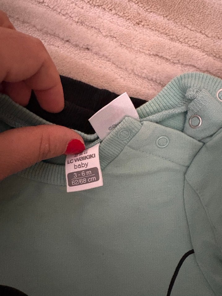 Turkuaz Baskılı Erkek Bebek Takımı - Görsel 2