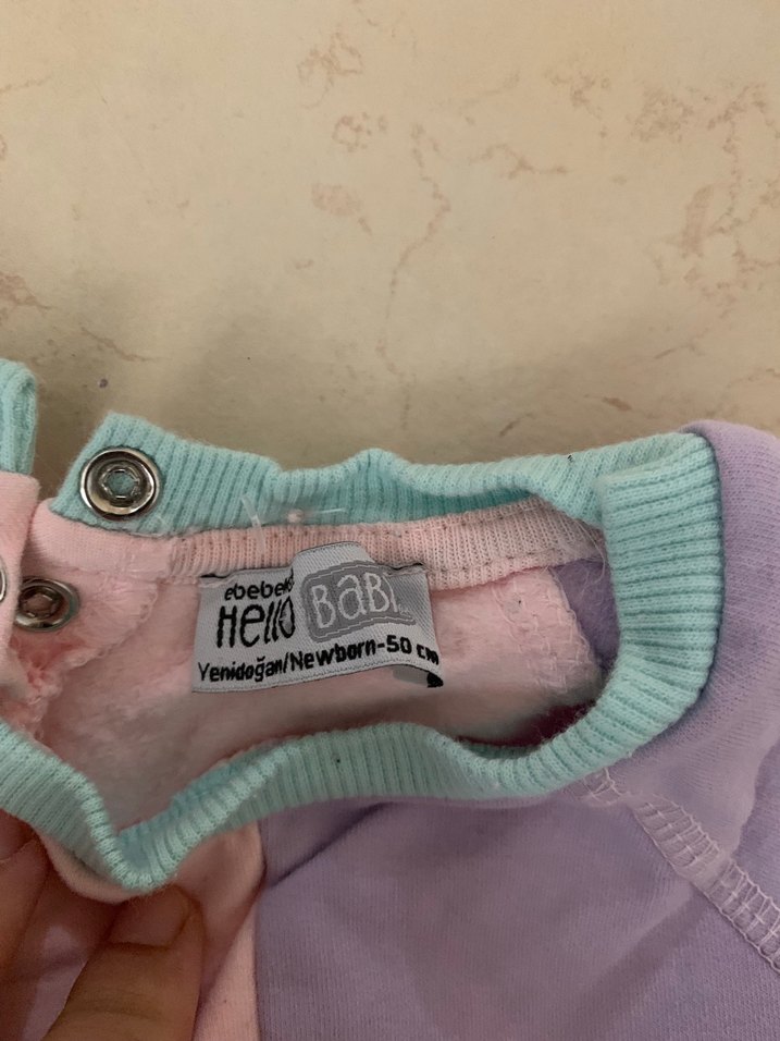 Pastel Renkli Bebek Kız Takımı - Görsel 2