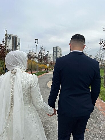 Diğer Tesettür abiye nikah elbise
