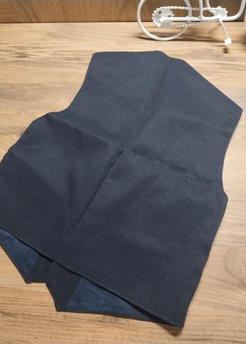 Düğmeli Siyah çocuk Yelek - Görsel 7