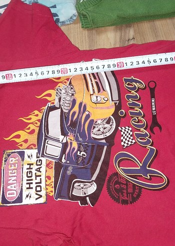 Renkli Baskılı Erkek Tişörtleri, Kısa Kollu - Görsel 5