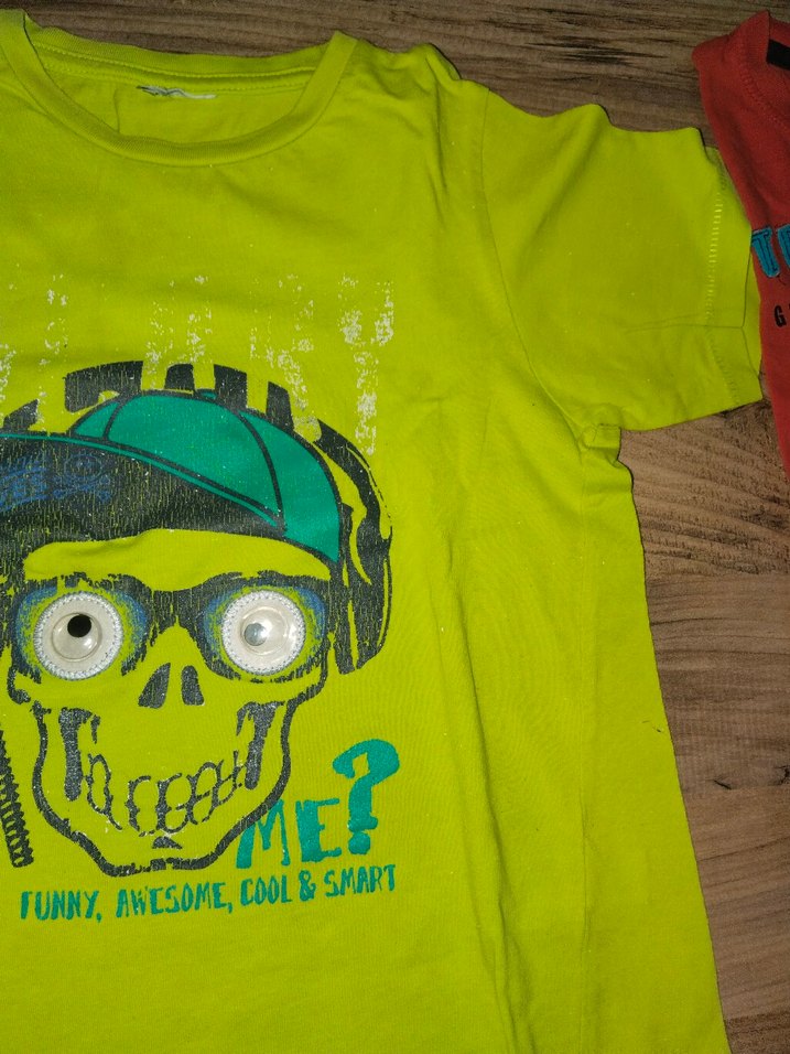 Kırmızı Bohem Baskılı Erkek Tişörtü - Görsel 2