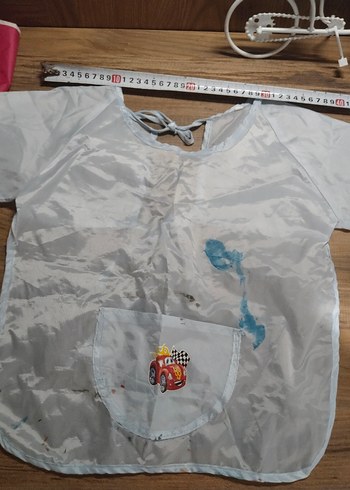 Baskılı Bebek Önlüğü, Pastel Pembe - Görsel 7