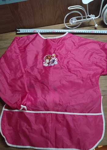 Baskılı Bebek Önlüğü, Pastel Pembe - Görsel 5