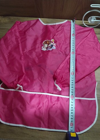 Baskılı Bebek Önlüğü, Pastel Pembe - Görsel 2