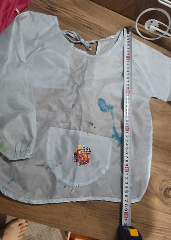 Baskılı Bebek Önlüğü, Pastel Pembe - Görsel 8