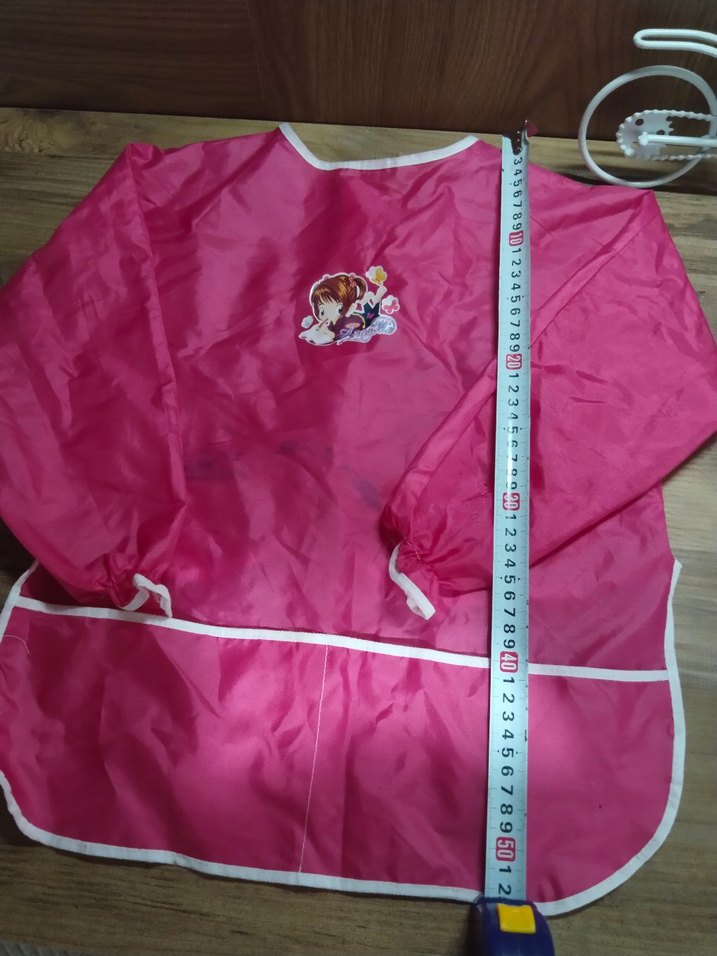 Baskılı Bebek Önlüğü, Pastel Pembe - Görsel 2