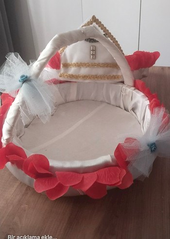 kına sepeti ve tepsisi - Görsel 6