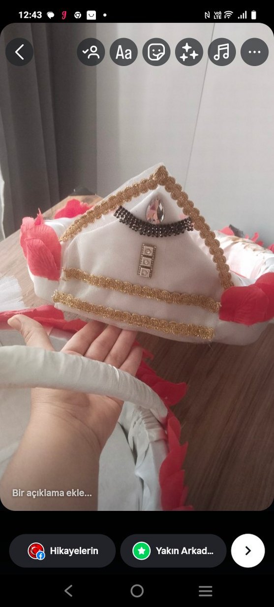 kına sepeti ve tepsisi - Görsel 3