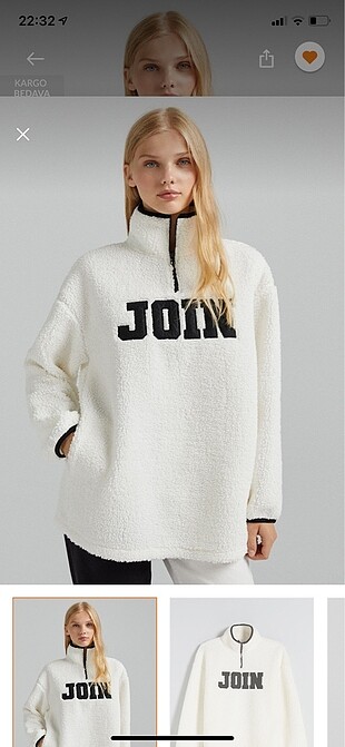 Bershka puff top