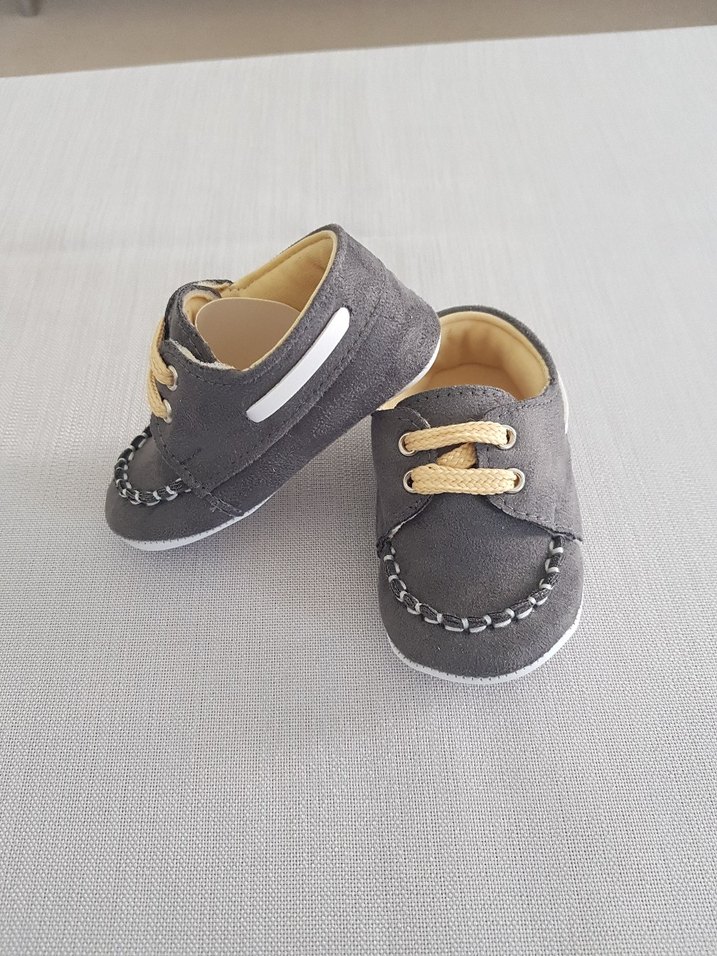 Gri Erkek Bebek İlk Adım Ayakkabısı - Görsel 2