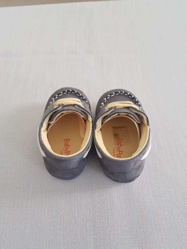 Gri Erkek Bebek İlk Adım Ayakkabısı - Görsel 3