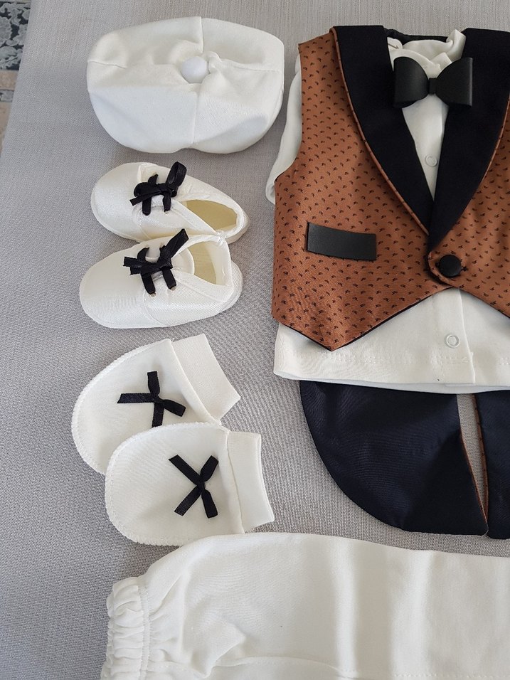 Erkek Bebek Takım-Bayramlık-Mevlütlük - Görsel 3
