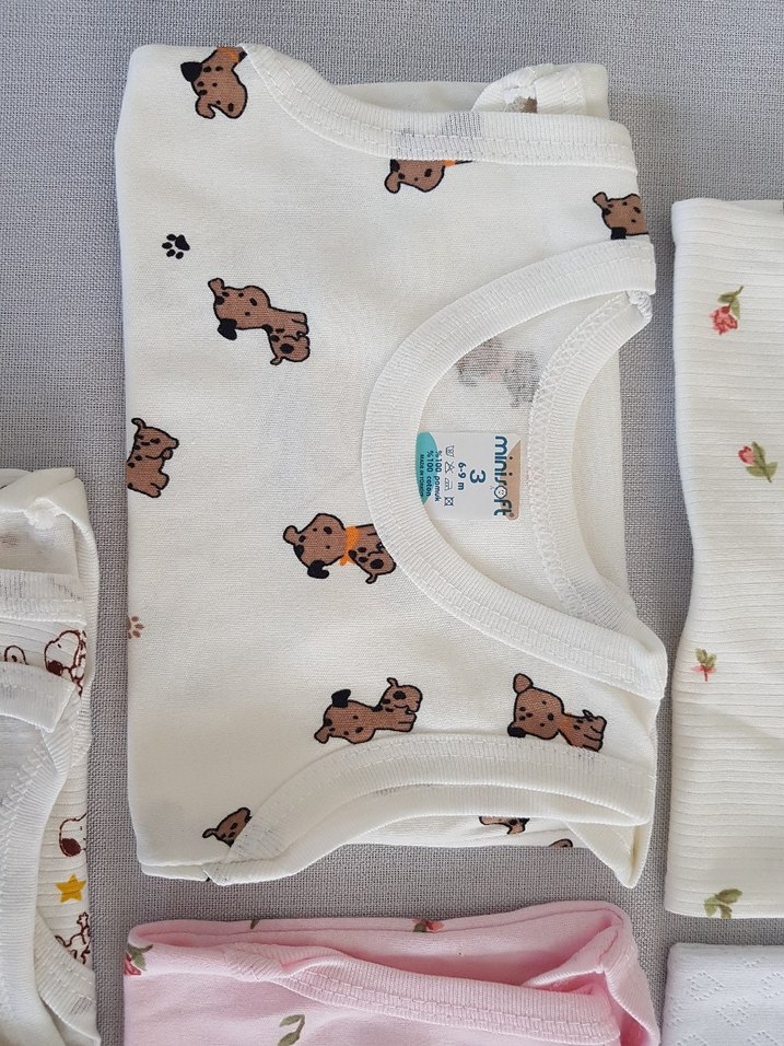 Kız bebek çıtçıtlı atlet-Zıbın - Görsel 3