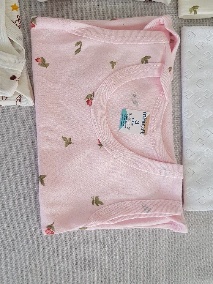 Kız bebek çıtçıtlı atlet-Zıbın - Görsel 4