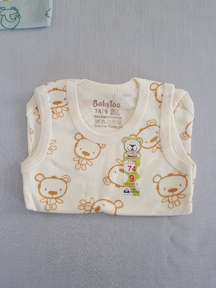 Bebek çıtçıtlı atlet-Zıbın - Görsel 2