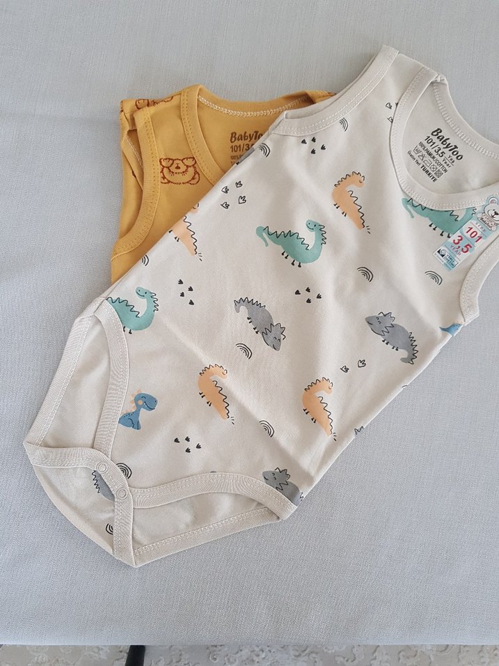 Erkek Bebek Çıtçıtlı atlet-Zıbın - Görsel 2