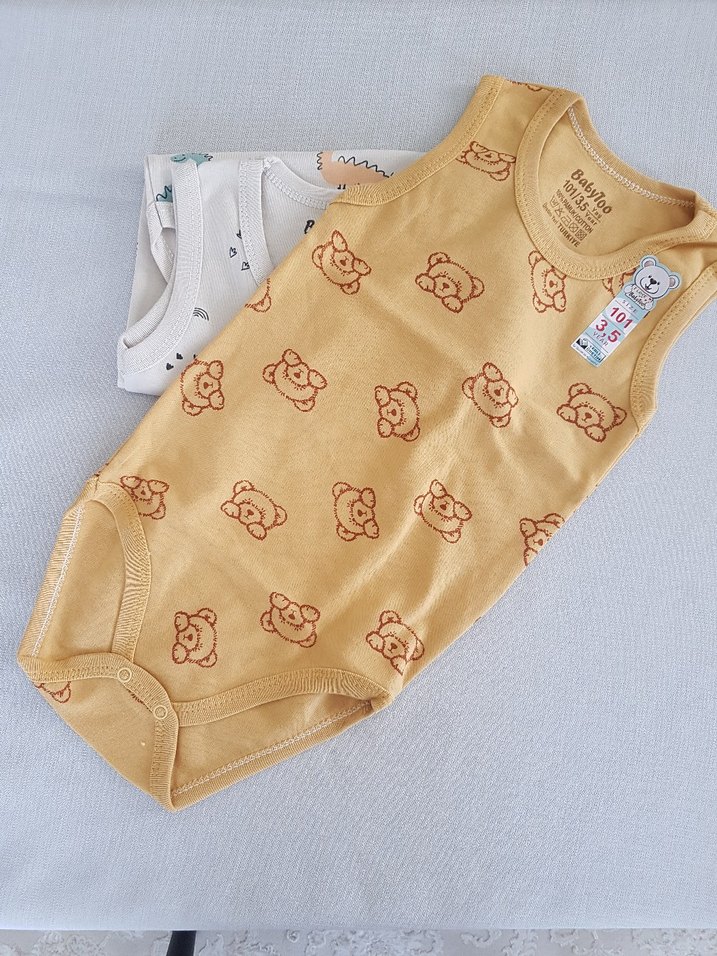 Erkek Bebek Çıtçıtlı atlet-Zıbın - Görsel 3