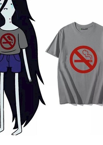 adventure time marceline no smoking tshirt