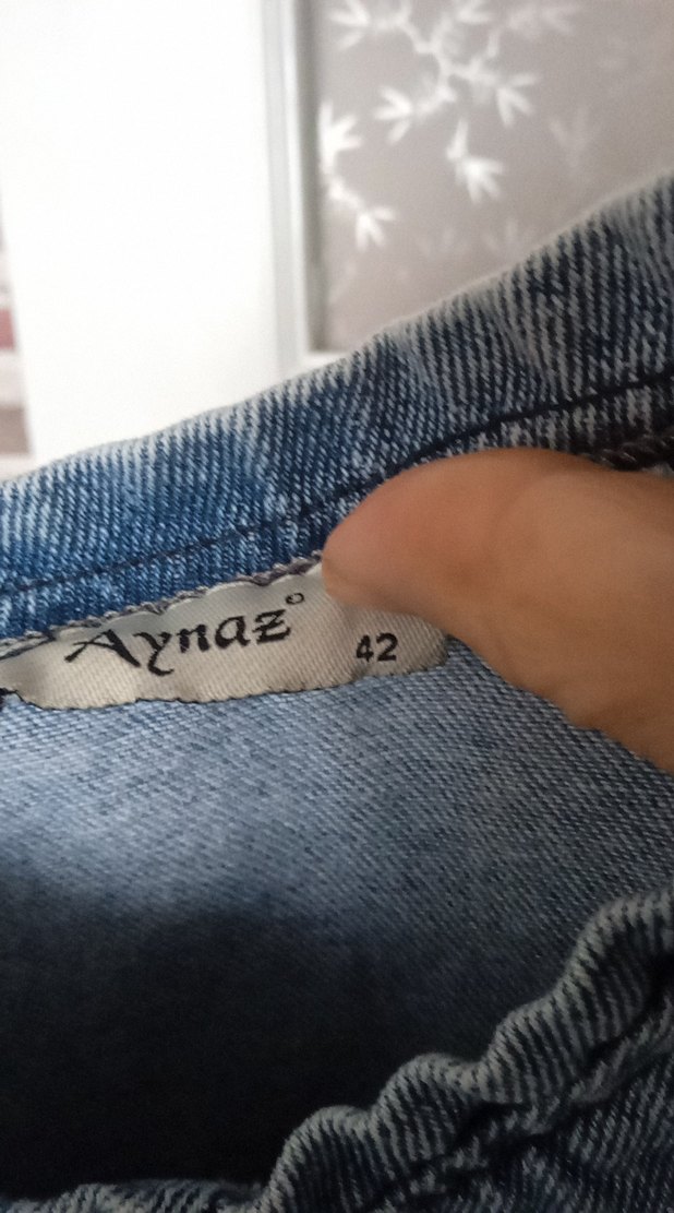 Mavi kot süveter - Görsel 3