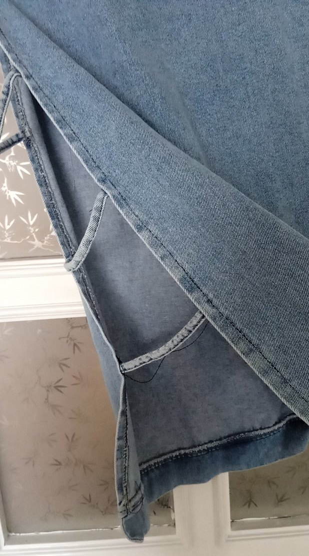 Mavi kot süveter - Görsel 2