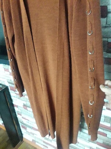 48 Beden camel Renk yeni hırka