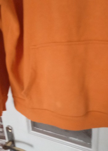 Turuncu Oversize Sweatshirt - Görsel 2