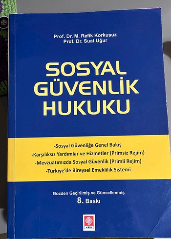 Sosyal Güvenlik Hukuku Kitabı - 8. Baskı