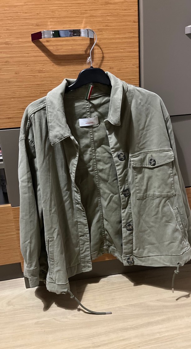 Yeşil Kadın Kot Ceket - Görsel 2