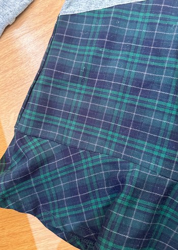 Uzun Kollu Gri Kız Çocuk Tişörtü - Görsel 3