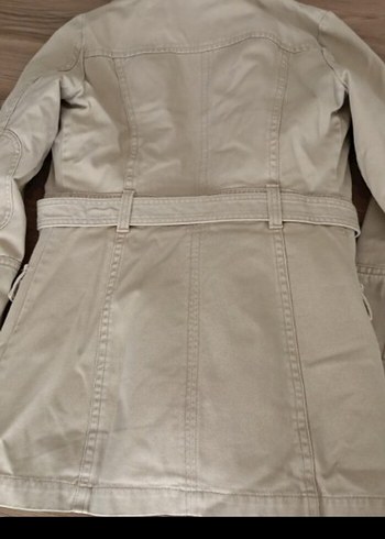 Mango Bej Rengi Mont - Görsel 7