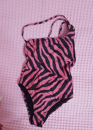 Zebra Desenli Pembe Mayo