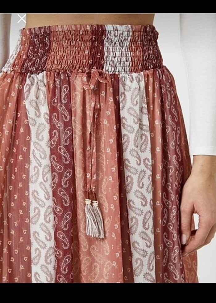 Şal etnik desenli etek - Görsel 3