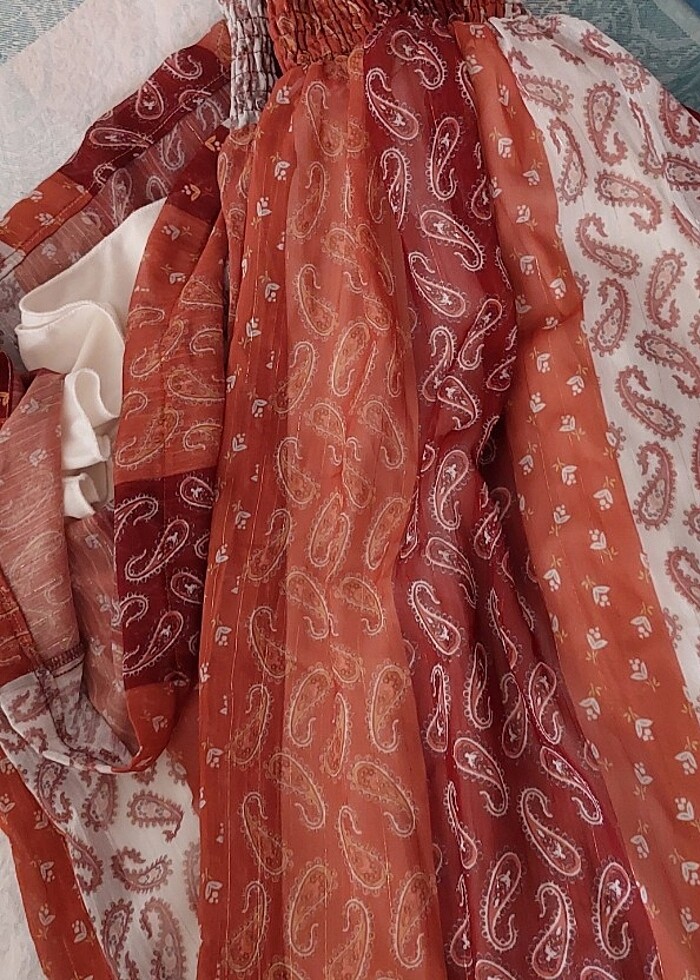 Şal etnik desenli etek - Görsel 4