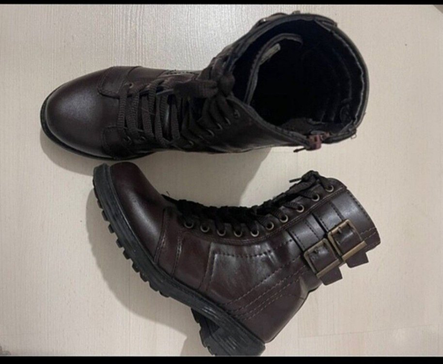 Kahverengi Deri Bot - Görsel 3