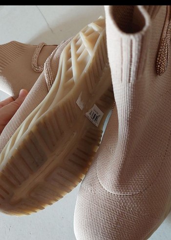Bej Örgü Triko Bot - Görsel 4