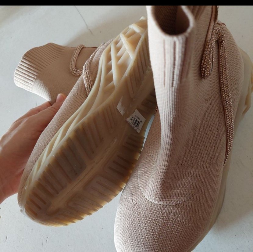 Bej Örgü Triko Bot - Görsel 4