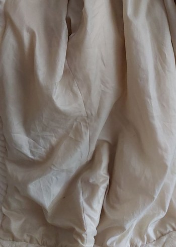 Bej Kadın Suni Kürk Kaban - Görsel 4