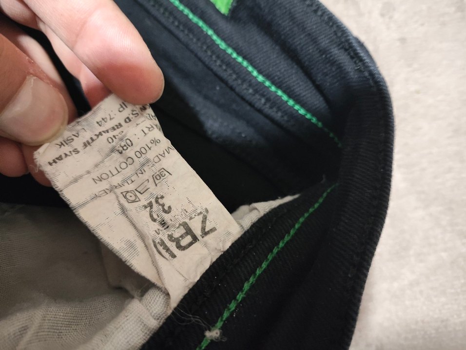 Erkek Siyah kot pantolon - Görsel 3