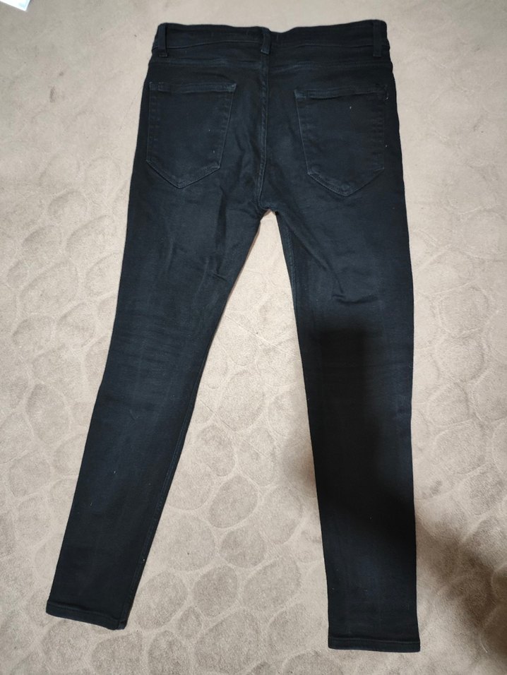 Erkek Siyah kot pantolon - Görsel 2